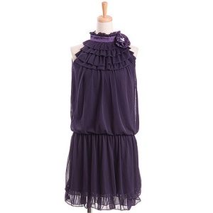 Cute retro party cocktail dress purple